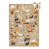 Banan panda - puzzlove katte - 500 stk.
