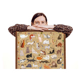 Banan panda - puzzlove katte - 500 stk.