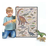 Banan panda - puzzlove dinosaurer - 200 stk.