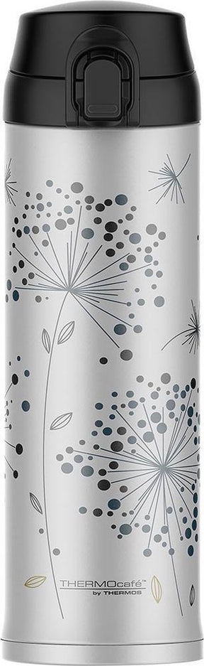 Termokande indretning bloomy hiver drikkekop - 48 cl - sølv