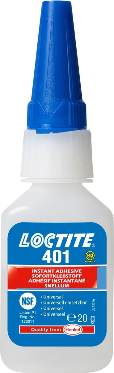 Loctite 401 superlim 20 gram - gennemsigtig