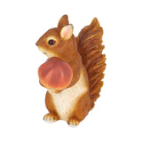 Esschert design egern med porcini svampe 15,4x6,5x14,3cm polyresin