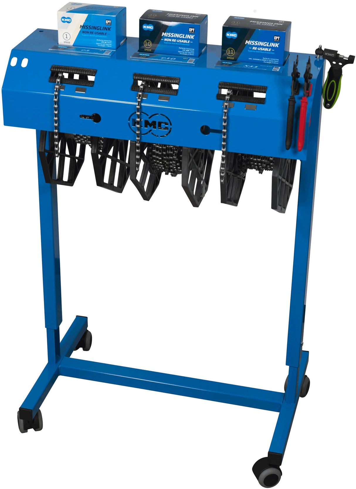 KMC Bicycle Chain Roller Pro - Blue - 90x60x40cm