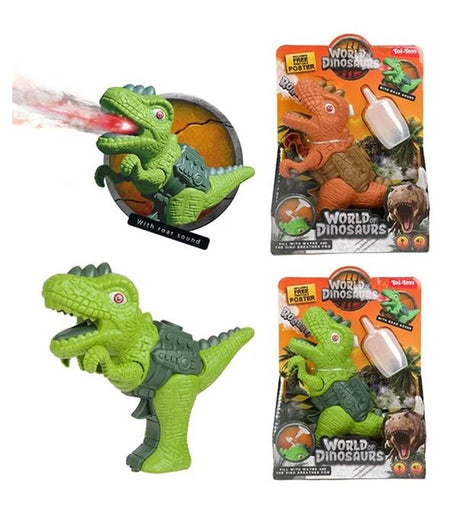 World of dinosaurs toi legetøj dino pistol med spray med l+g
