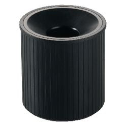 Papirclipsholder helit sort magnetisk