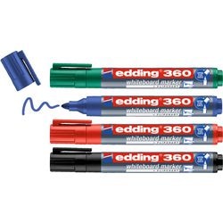 Whiteboard markør 360 edding 1,5 - 3 mm farveområde