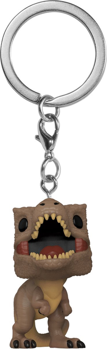 Funko jurassic world - dominion - pop nøglering - t-rex