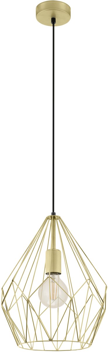 Eglo carlton hanglamp - e27 - ø 31 cm - goud
