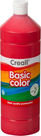Creall skolemaling lys rød, 1 liter