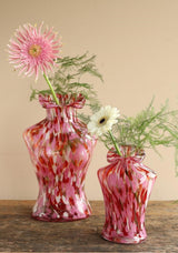 Idéer 4 sæsoner bossom vase fuchsia 12x9,5x21cm