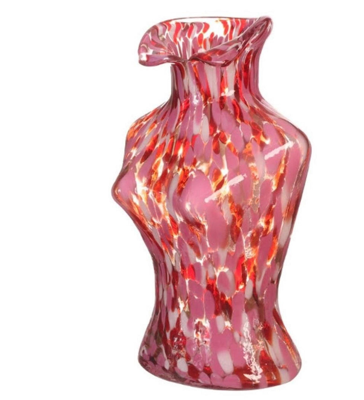 Idéer 4 sæsoner bossom vase fuchsia 12x9,5x21cm