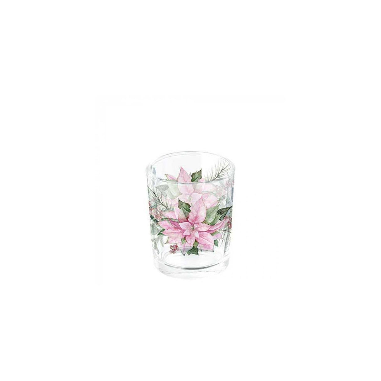 Ambiente fyrfadsstage pink julestjerne