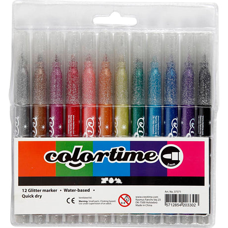 Farvetid https: www.cchobby.nl -glittersticks-line thickness-2-mm-diverse-colors-12-piece-1-box