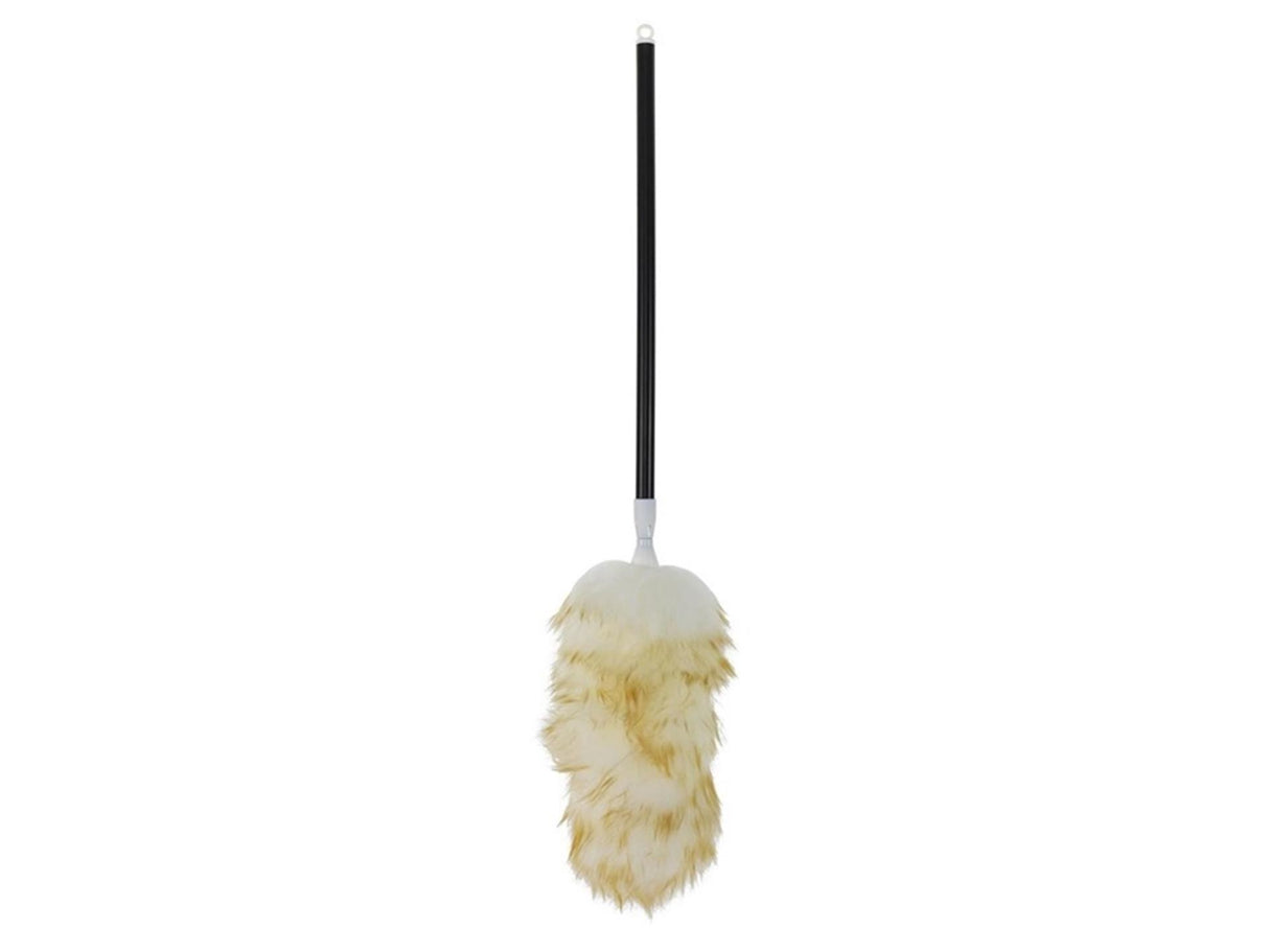 Luva fjerduster lammeuld teleskopskaft 110 cm