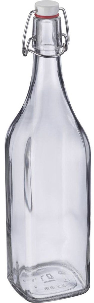 Westmark swing-top flaske swing-top flaske, firkantet, fyldevolumen: 1 l, glas plast stål, 66202270