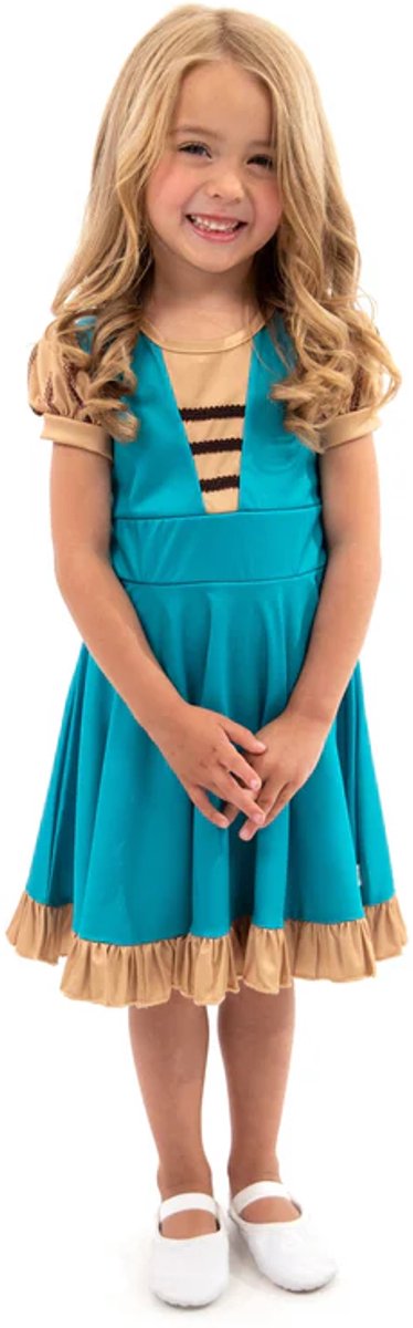 Små eventyr - middelalderlig twirl-kjole – str. 128-134