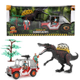 Toi-legetøj verden af dinosaurer legesæt med jeep