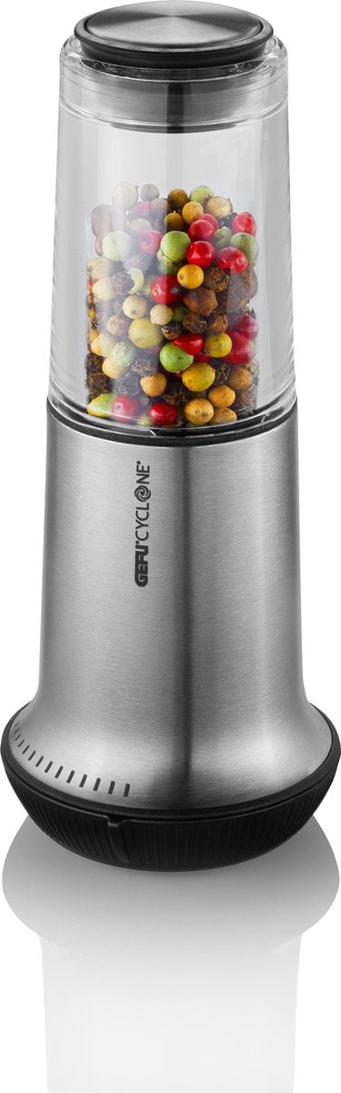 Gefu x-plosion® peber- eller saltkværn l – cyclone® keramisk kværn – 16 formalingsindstillinger – 18,5 cm