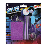 TOI-TOYS Notebook med UV-lampe og sekretærpen