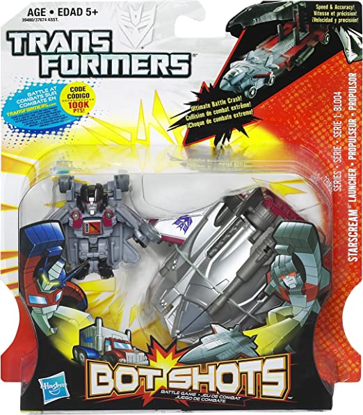 Hasbro transformer bot skud starscream launcher