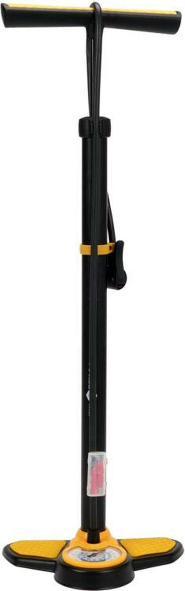 Vorel 82023 - pumpe med trykmåler - stål - 11 bar - presta schrader