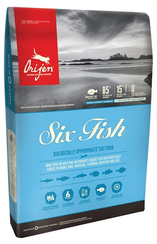 Orijen hele bytte 6 fiskekat