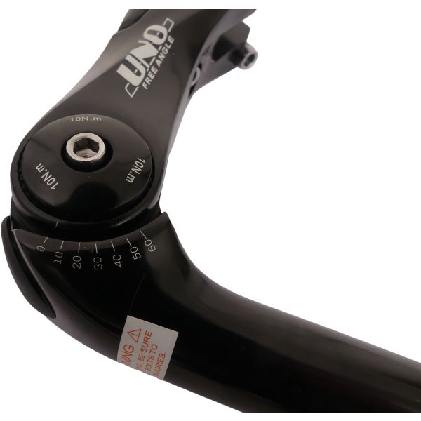 STEM Justerbar 110 mm x 22,2 mm, sort