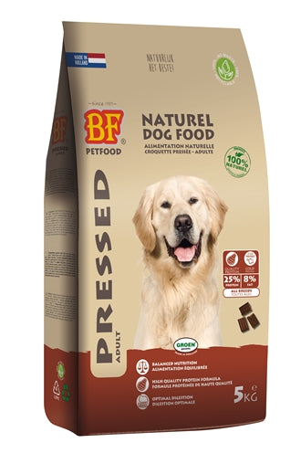 Bf petfood kødbunker presset