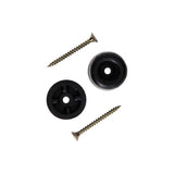 Mack 1069029 - dørstop gummi + skrue sort 30 x 25 mm 2 stk | 6 stk