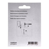 Mack 1069029 - dørstop gummi + skrue sort 30 x 25 mm 2 stk | 6 stk