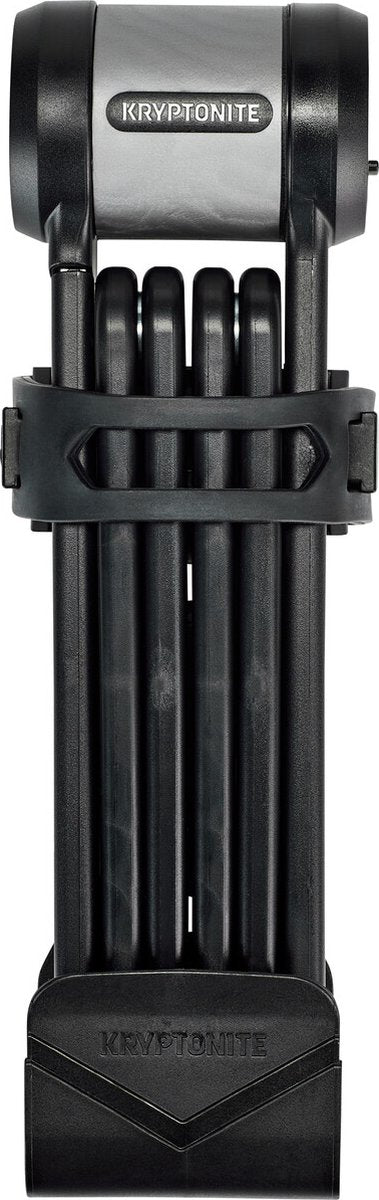 Kryptonit foldelås med holder kryptolok 85 cm stål sort