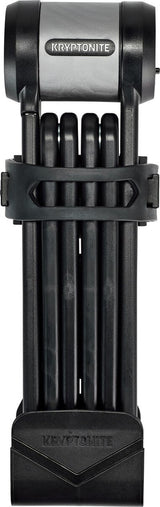 Kryptonit foldelås med holder kryptolok 85 cm stål sort