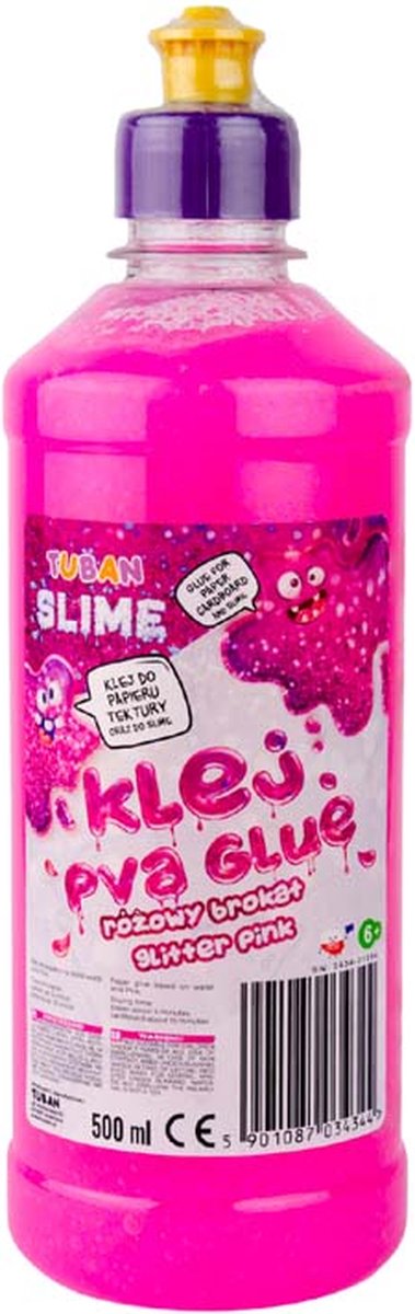 Tuban - pva lim til slim - pink 500 ml