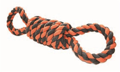 Happy pet nuts for knots extreme coil 8 form tugger grå orange