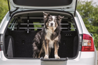 Trixie dog guard car silver black