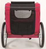 Trixie Dog Bike Cart sort rød