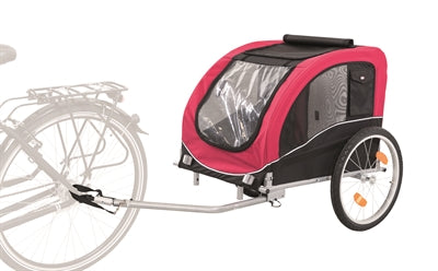 Trixie Dog Bike Cart sort rød