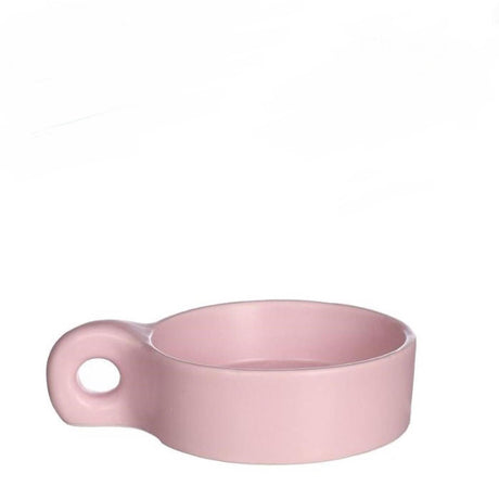 Idéer 4 sæsoner buttet lysestage pink 13,5x9,5cm
