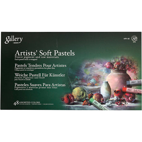 Creativ virksomhed https: www.cchobby.nl gallery-soft-pastel-set-l-6-5-cm-thickness-10-mm-diverse-colours-48-piece-1-box
