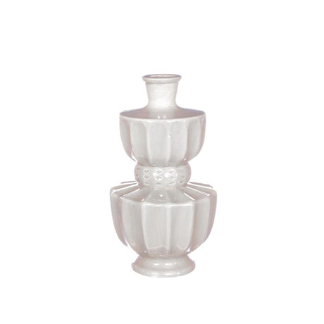Idéer 4 sæsoner vase bellagio creme ø11xh20cm