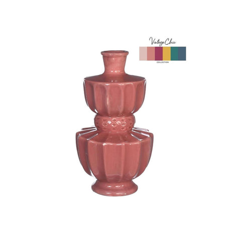 Idéer 4 sæsoner vase bellagio terra pink ø11xh20cm