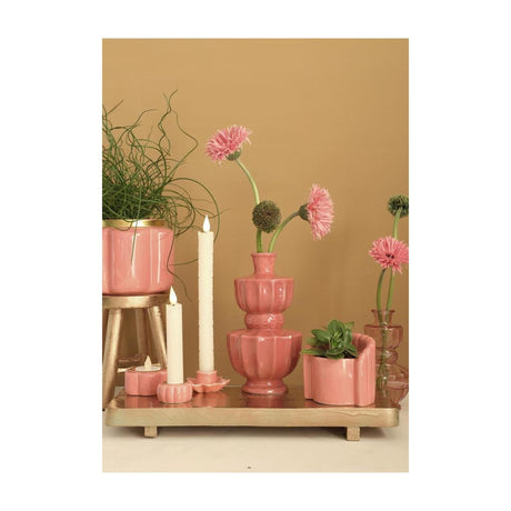 Idéer 4 sæsoner vase bellagio terra pink ø11xh20cm