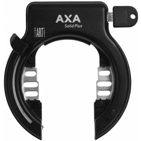Axa Solid Ringslot - Rammen med høj kvalitet, ekstra bred åbning, Art 2 -stjerner, sort - 58 mm