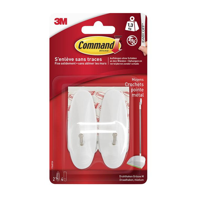 3m 1062197 - kommando medium trådkroge 17068 | 5 stk