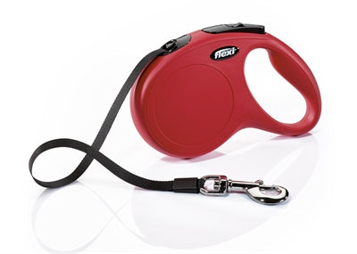 Flexi products retractable line nye klassiske dæk rød m 5 meter op til 25kg