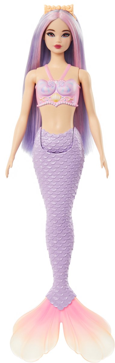 Barbie et strejf af magi - lilla havfruehale - dukke