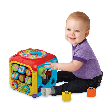 Vtech babyaktivitetsterning - pædagogisk babylegetøj - dyr, tal og farver - gave - fra 9 til 36 måneder - rød