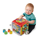 Vtech babyaktivitetsterning - pædagogisk babylegetøj - dyr, tal og farver - gave - fra 9 til 36 måneder - rød