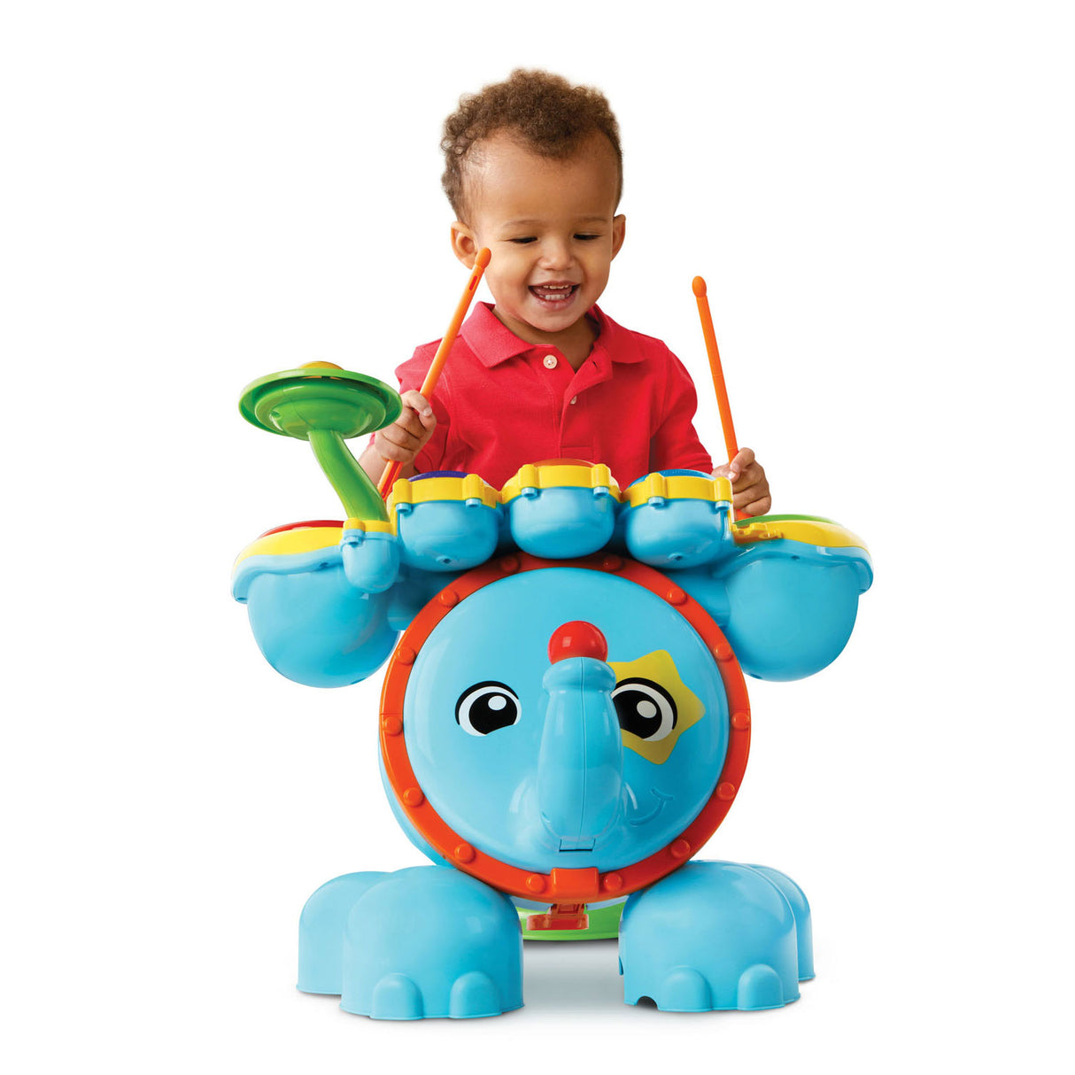 Vtech rock læder trommesæt - pædagogisk babylegetøj - lyd og spil - baby musikinstrument