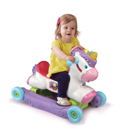 Vtech bump and play enhjørning - interaktivt babylegetøj - læring af musik - fra 1 til 4 år